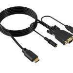 MT ViKI HDMI To VGA Conversion Cable With Audio - 1.2M