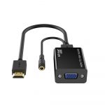 MT ViKI MT-M01A HDMI to VGA with Audio Converter Adapter Cable