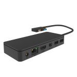 Onten OT-65002 12-In-1 Multifunctional USB-C+USB+RJ45+HDMI Docking Station