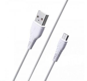 White Micro usb Charging Cable