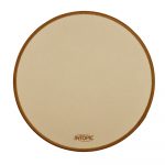 Brown Water Repellent Round Mousepad